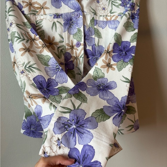 Y2K Denim Spring Cotton Floral Cottagecore Jacket - Size Small - Picture 7 of 8